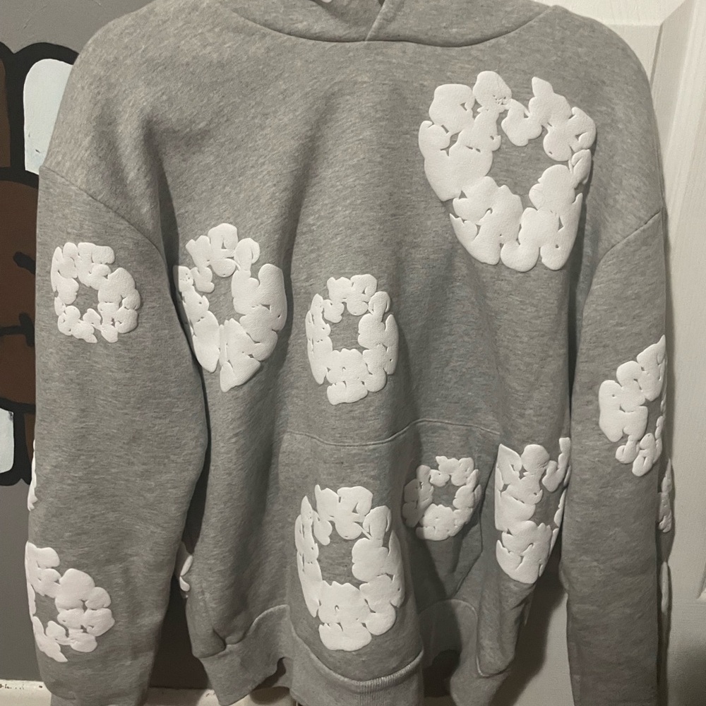 Cozy Gray and White Women's Sweater